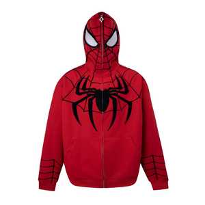 Sudadera con Capucha de Felpa para Hombre, Estilo Europeo y Americano, con Parches Deportivos, Gruesa, Lavada, con Múltiples Bolsillos, 100% Algodón - Product Image 4