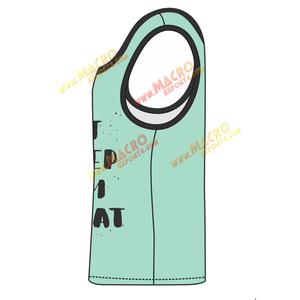 Unisex Custom Printed Fitness Shirts Knitted Stringer Vest with Casual Style Design Your Own Text and Designs - Product Image 3