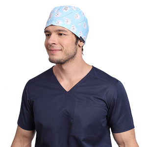 Men Adjustable Surgical <b>Scrub</b> <b>Cap</b> Breathable Cotton Medical Doctor Nurse Operating Room Hospital Headwear OEM Supplier - Product Image 2