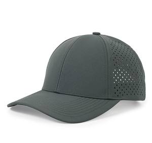 Men & Women Waterproof Golf Hat 6 Panel Curved Cut Hole Breathable Adjustable Fit Sports Hat Brim Laser Wholesale Custom Hat - Product Image 6