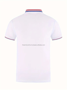 T-shirt en coton pour hommes de qualité supérieure Logo personnalisé Poids lourd Long pour polos d'été, polos pour hommes - Product Image 5