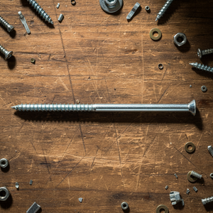 Vis à bois fraisées en acier au carbone PDC, filetage grossier/partiel, finition oxyde noir, métrique/pouce, classe 4 haute résistance - Product Image 1