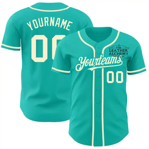 Camisetas de Béisbol de la Mejor Calidad, 100% Poliéster, con Logotipo y Número Personalizados, Impresión por Transferencia de Calor, Logotipo Frontal, Hechas en Pakistán - Product Image 1