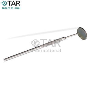 Stainless Steel Dental <b>Mirror</b> Number 5 with Handle 6.5 Inch <b>Dentist</b> Teeth Cleaning Oral Inspection Clinical Examination - Product Image 2