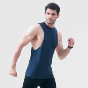 Camiseta sin Mangas para Hombre, Hecha en Pakistán, de la Mejor Calidad, Secado Rápido, Color Sólido, 100% Algodón, Ecológica, Transpirable, Cuello Redondo - Product Image 2