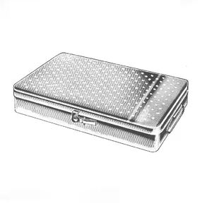 Professional High Quality Manual Stainless-Steel Sterilization Tray <b>Needle</b> <b>Case</b> Perforated Surgical Holloware Instrument Medical - Product Image 2