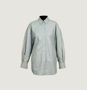 Chaqueta de Cuero Negra al por Mayor Directo de Fábrica OEM para Hombre y Mujer, Patrón Sólido, Tela Vaquera, Cuello Alto, Transpirable, para Exteriores - Product Image 3