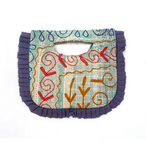 Indian Fashion Bohemian Style Designer Women kantha Clutch Messenger Shoulder Bag Handmade Lightweight Large Travel Daily - Product Image 1