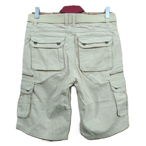 Shorts cargo personnalisés 100 % coton sergé pour homme, lot de 10, multicolores, avec ceinture et plusieurs poches, fournisseur du Bangladesh. - Product Image 6