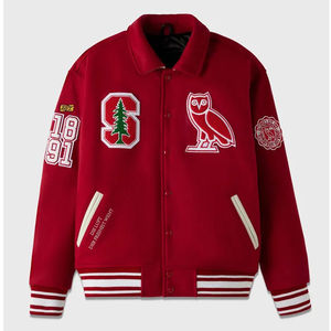 Veste universitaire personnalisée pour homme, veste de baseball, veste bomber, veste streetwear universitaire, fabricant OEM ODM en gros - Product Image 1