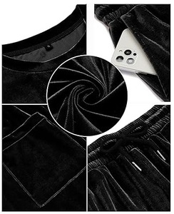 Ensemble deux pièces décontracté en coton biologique tricoté 3D pour homme, avec logo personnalisé en relief, imprimé sur tous les t-shirts, style streetwear d'été - Product Image 6