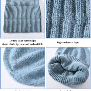 Gorro de Nylon Transpirable con Logotipo Personalizado, Ropa de Invierno Suave para Hombre y Mujer, Patrón Impreso - Product Image 4