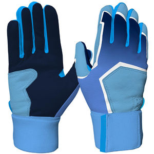 Elegant <b>Fabric</b> Breathable <b>Batting</b> Gloves Comfy Athletic Activewear Genuine Leather Finger Protection <b>Batting</b> Gloves - Product Image 2