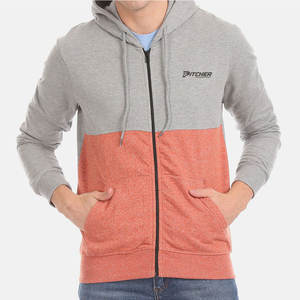 Sweats à capuche tendance pour hommes avec capuche réglable, fermeture éclair intégrale et tissu lisse, parfaits pour le streetwear - Product Image 1