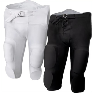 Mens <b>Padded</b> American Football Pants Buckle Closure Athletic Fit Breathable Practice Game Performance Sportswear Adult Wear sport - Product Image 6