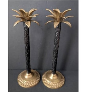 Candelabro de Metal con Grabado a Mano de Diseño Creativo, Decoración para Bodas, Fiestas, Hoteles y Restaurantes, Proveedor de Candelabros de la India - Product Image 1