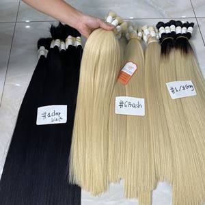 Extensions de cheveux humains droits Remy vierges non transformés vietnamiens de haute qualité Fournisseur en gros Machine Double Collection de trame - Product Image 3