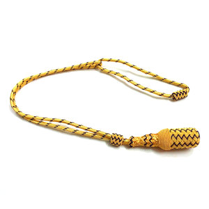 Borla Decorativa de Nudo de Espada de Nylon/Poliéster Trenzado Premium, Acabado Ligero y Ecológico para Accesorios de Vestuario Ceremonial - Product Image 1