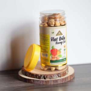 ขวดโหลทรงกลมคุณภาพสูง ฝาสีเหลืองใหม่ - จำหน่ายจากโรงงานโดยตรง ราคาโรงงาน เม็ดมะม่วงหิมพานต์อบเวียดนามแท้ 100% เกรด W180 น้ำหนัก 220 กรัม - Product Image 4