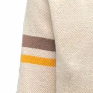 Cardigan unisexe en acrylique tricoté, col en V, marron doré, avec logo brodé, pour la fraternité grecque Iota IPT, en velours d'hiver - Product Image 5