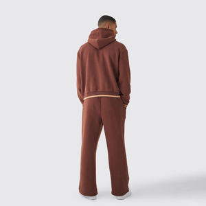 Ensembles de survêtements de sport respirants à capuche imprimés pour hommes, personnalisés OEM, pour l'hiver, style streetwear - Product Image 4