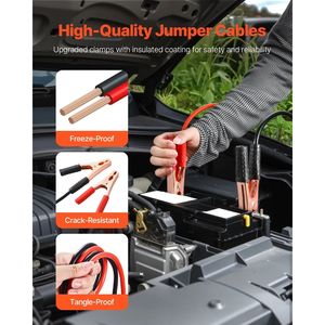 Kit de Primeros Auxilios 2 en 1 y Cables de Arranque, Herramientas Esenciales para Emergencias en Carretera, Kit de Emergencia para Auto, Hogar y Viajes - Product Image 4