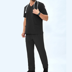 Wholesale Custom High Quality Hospital <b>Doctors</b> uniform Scrub Nursing Uniform <b>Sets</b> Medical Wear Men Scrub Suit - Product Image 2