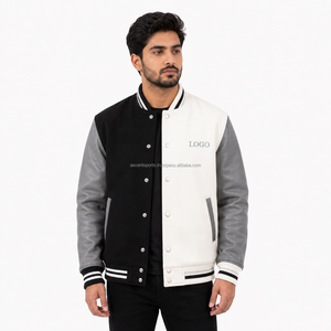 Custom Men Varsity <b>Jacket</b> Wholesale Baseball Letterman College <b>Jacket</b> Bomber Outerwear for Men Chenille Embroidery OEM Supplier - Product Image 1