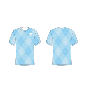 T-shirt à manches courtes pour homme, col rond, coupe classique, imprimé, respirant, 100% polyester, logo tissé sur le devant - Product Image 1