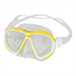 Premium Two-Lens Silicone Diving Mask Lightweight <b>Adjustable</b> <b>Strap</b> 4.0mm Tempered Glass Lenses for Enhanced Visibility Water - Product Image 3