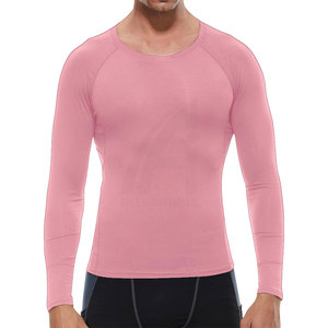 เสื้อยืดคอมเพรสชั่นผู้ชาย สำหรับออกกำลังกาย ยืดหยุ่น กระชับ เหมาะสำหรับวิ่ง ฟิตเนส เล่นกีฬา แห้งเร็ว ผลิตโดยอเล็กซานเดรีย อินดัสทรีส์ - Product Image 3