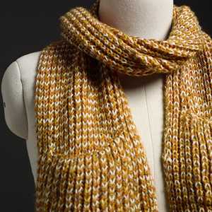 Bufanda de punto unisex al por mayor, lista para enviar - Envoltura suave lisa para invierno - Accesorio de cuello acanalado con logo personalizado - Product Image 5