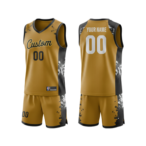 Custom Logo Men's Basketball Training Set Breathable Mesh Sleeveless Jersey and Shorts Quick-Dry Team Practice Uniform for Sport - Product Image 4