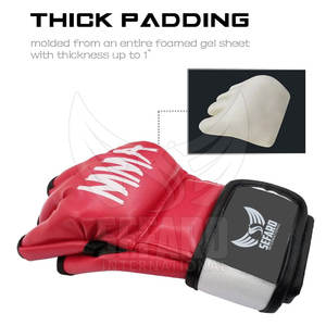 ถุงมือ MMA หนังแท้แบรนด์ส่วนตัว คุณภาพสูง ผลิตอย่างมืออาชีพ - Product Image 3