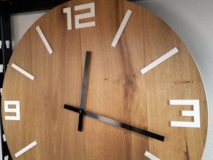 Premium Wooden <b>Clock</b> Handmade Minimalist Wall <b>Clock</b> Affordable Wooden Interior Decor Rustic Wooden <b>Clock</b> - Product Image 5