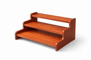 3 Tier Bamboo Spice <b>Rack</b> Expandable Organizer Foldable <b>Bottles</b> Holder for Kitchen Cabinet Countertop - Product Image 1