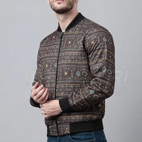 Blouson bomber robuste pour homme, hiver, construction durable, fermeture éclair sur le devant, vêtement d'extérieur, design personnalisé, service OEM, polyester/nylon écologique