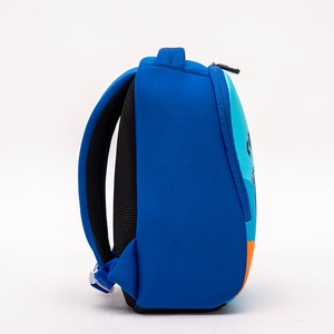 Cartoon cute children’s <b>backpack</b> neoprene kids bag soft air permeable truck printing - Product Image 3