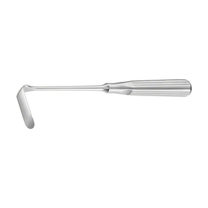 Retractor Sauerbruch de Hoja Plana con Extremo Curvo, Totalmente de 9.5 pulgadas (24.1 cm), Hoja de 2-1/4 pulgadas x 7/8 pulgadas (5.7 cm x 2.2 cm) - ZETOMEDPRO - Product Image 2