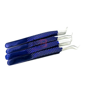 Pince à épiler en acier inoxydable haute durabilité, outil de beauté de précision, pointes fines, application précise des extensions de cils, salon professionnel - Product Image 2