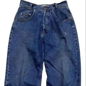 Pantalones Vaqueros Casuales de Moda para Hombre, Estilo Cargo Holgado con Botones, Jeans de Mezclilla para Hombre - Product Image 1