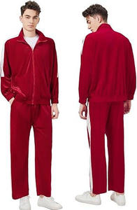 Vêtements de sport en velours sur mesure pour hommes, vente en gros, survêtement d'hiver, marque privée, approvisionnement en vrac - Product Image 4