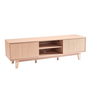 Mobile TV Boho per TV fino a 59 Pollici, Capacità di Carico 350 Libbre, Consolle Multimediale con Vano Aperto Regolabile, Mobiletto Porta TV - Product Image 1