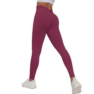 Leggings de Yoga Tejidos sin Costuras para Mujer, de Alta Calidad, Elegantes, Personalizados, de Spandex y Poliéster, al por Mayor 2026 - Product Image 2