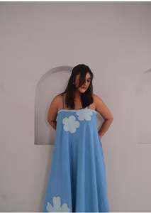 Vestido Largo de Lino y Algodón Holgado de Verano para Mujer, con Logotipo Personalizado, Estilo Casual, Cuello Cuadrado, Color Sólido, Alta Calidad - Product Image 5