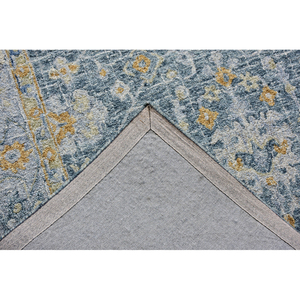 Tapis persan moderne fait main en laine avec envers en latex, grand tapis de salon uni et écologique - Product Image 4