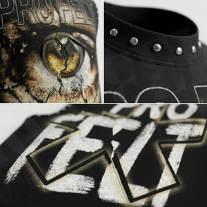 Relaxed Fitted Whole Sale Graphic Sleeveless Tank Top Custom Print Streetwear Muscle Shirt Punk Style <b>Studded</b> Shoulder OEM ODM - Product Image 4