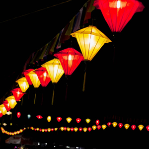 Silk Lanterns Bamboo Silk Lanterns Decorative Lighting For Mid Autumn Festival Garden Vietnam Silk Lanterns - Product Image 1