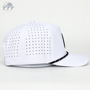 Fabricante Vietnamita de Gorras de Golf Personalizadas al por Mayor, Gorra de Malla Transpirable de 6 Paneles con Parche de Goma, Logotipo Ajustable, OEM, ODM, Fábrica - Product Image 3