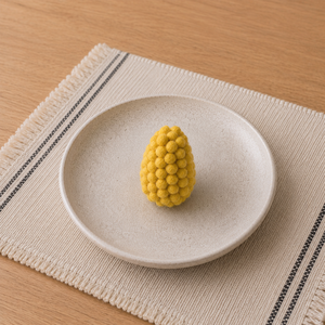 Handmade <b>Wool</b> Felt Corn Pretend Play Children's Toy with Numbers for 3-6 Year Olds-Unisex Educational Gift - Product Image 1